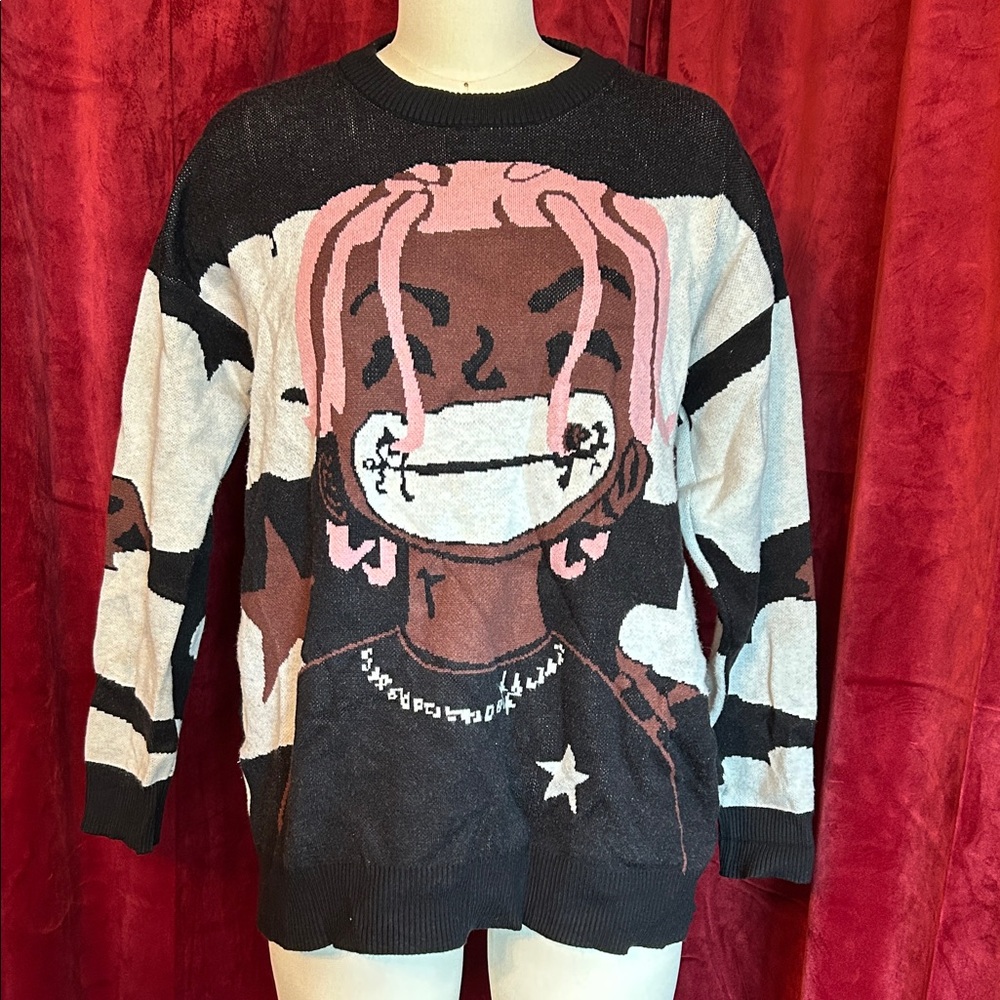 Smiley Man Knitted Sweater